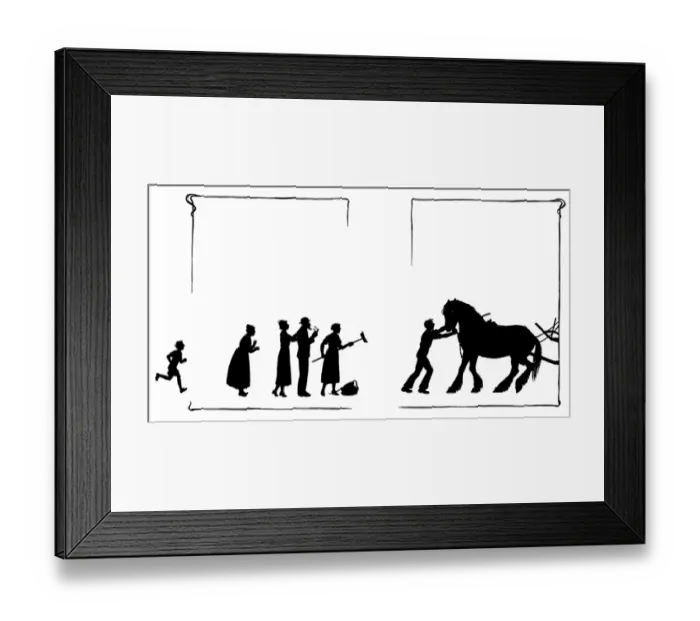 Framed Print : People coming out to see what is happening Framed Print : People coming out to see what is happening