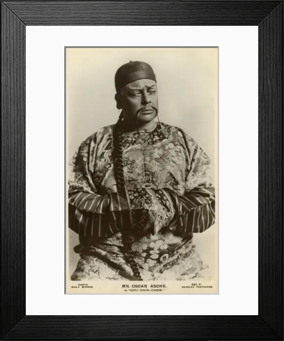 Framed Print : Oscar Asche as Abu Hasan in Chu Chin Chow Framed Print : Oscar Asche as Abu Hasan in Chu Chin Chow
