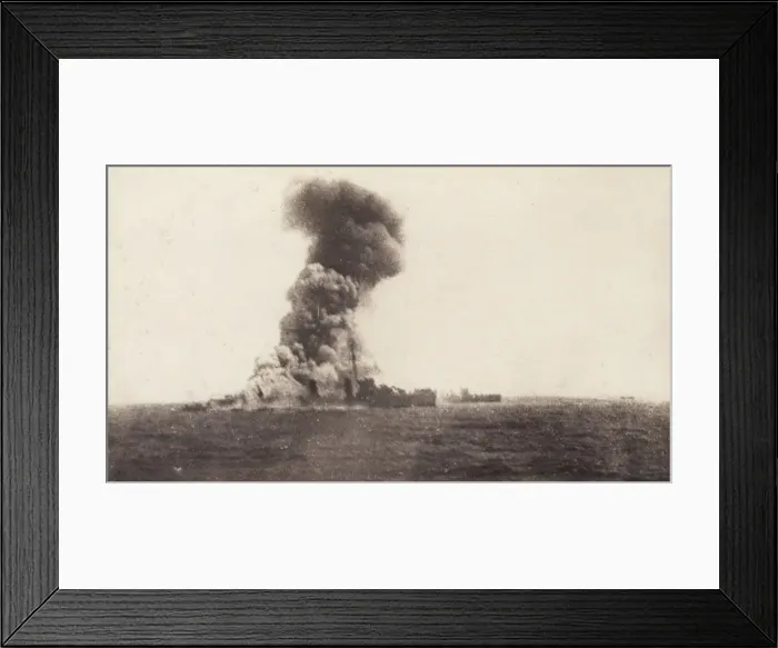 Framed Print : Scene during the Battle of Dogger Bank, WW1 Framed Print : Scene during the Battle of Dogger Bank, WW1