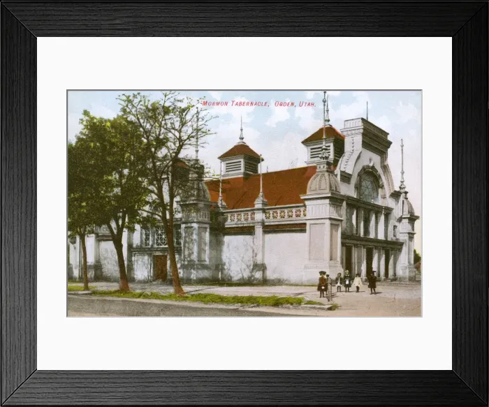 Framed Print : The Mormon Tabernacle - Ogden, Utah Framed Print : The Mormon Tabernacle - Ogden, Utah