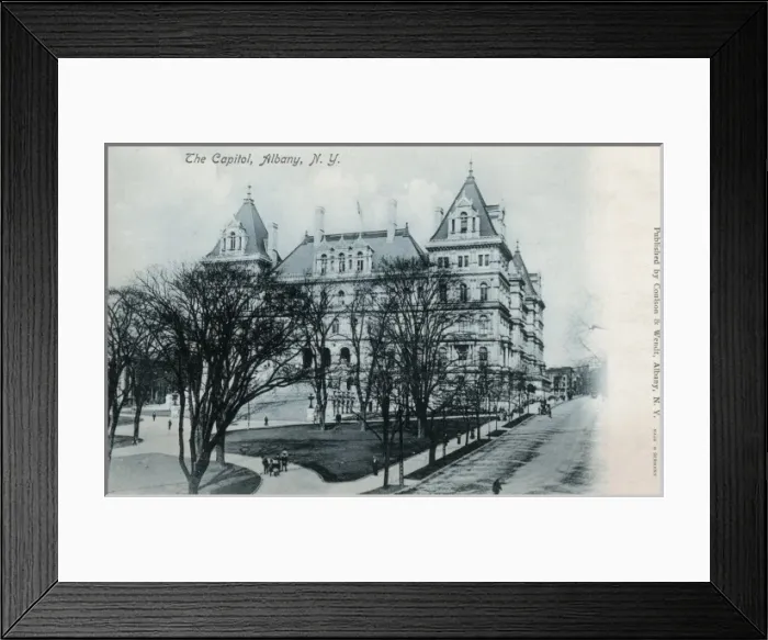 Framed Print : The Capitol - Albany, New York State, USA Framed Print : The Capitol - Albany, New York State, USA