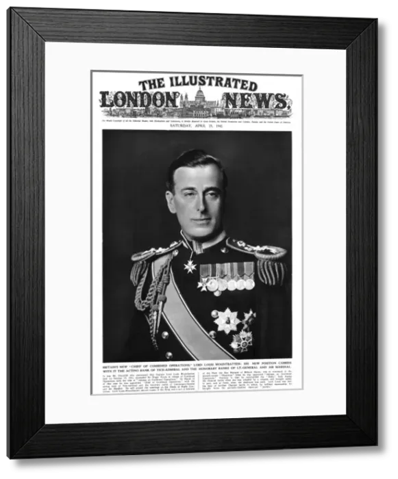 Framed Print : Lord Louis Mountbatten Framed Print : Lord Louis Mountbatten