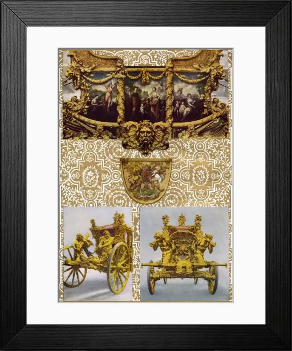 Framed Print : The State Coach of British Sovereigns Framed Print : The State Coach of British Sovereigns