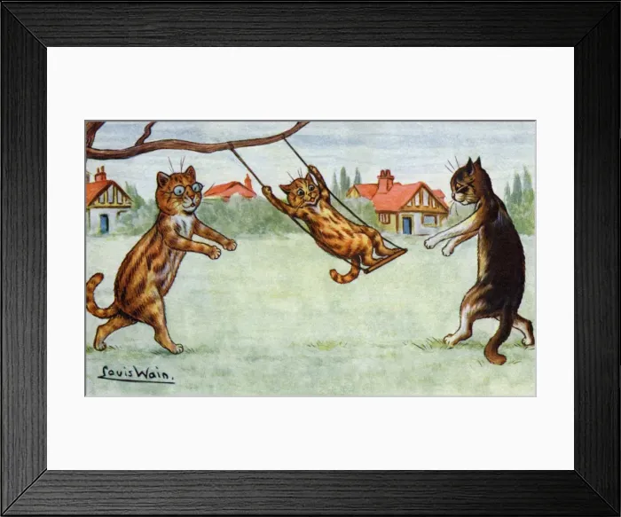 Framed Print : Fun on the Swing Framed Print : Fun on the Swing