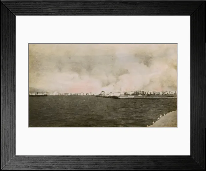 Framed Print : Izmir, Turkey - Great Fire Framed Print : Izmir, Turkey - Great Fire
