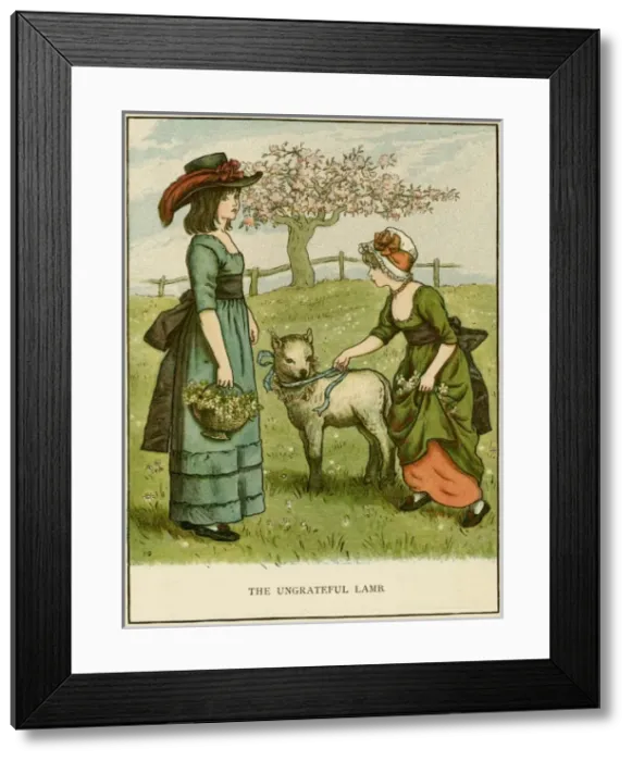 Framed Print : Illustration, The Ungrateful Lamb Framed Print : Illustration, The Ungrateful Lamb