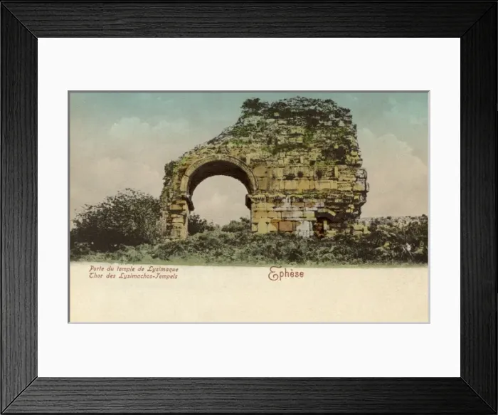 Framed Print : Selcuk - Ephesus - Gateway to Temple of Lysimachus