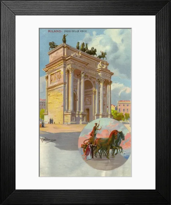 Framed Print : Arco della Pace - Milan - Italy Framed Print : Arco della Pace - Milan - Italy