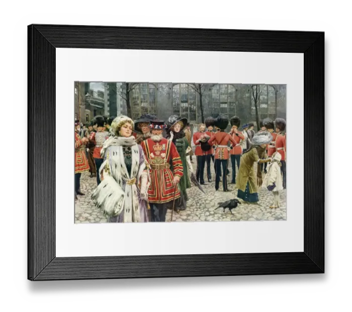 Framed Print : Christmas morning service at the Tower of London Framed Print : Christmas morning service at the Tower of London