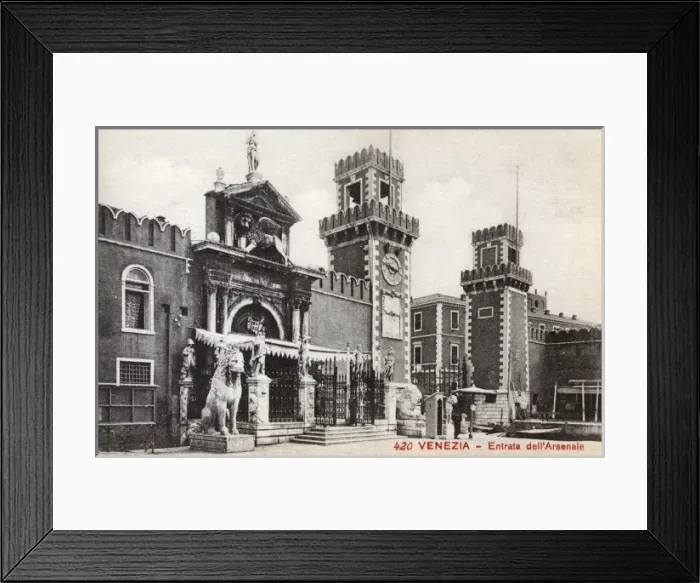 Framed Print : Entrance to the Arsenal - Venice, Italy Framed Print : Entrance to the Arsenal - Venice, Italy