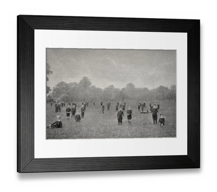 Framed Print : Boys from Marlesford Lodge childrens home at play Framed Print : Boys from Marlesford Lodge childrens home at play