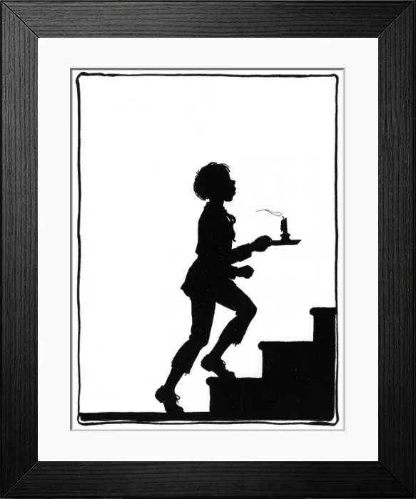 Framed Print : Dunderpate goes up the stairs to bed Framed Print : Dunderpate goes up the stairs to bed