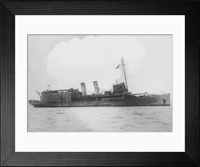 Framed Print : HMS Empress aircraft carrier, WW1 Framed Print : HMS Empress aircraft carrier, WW1