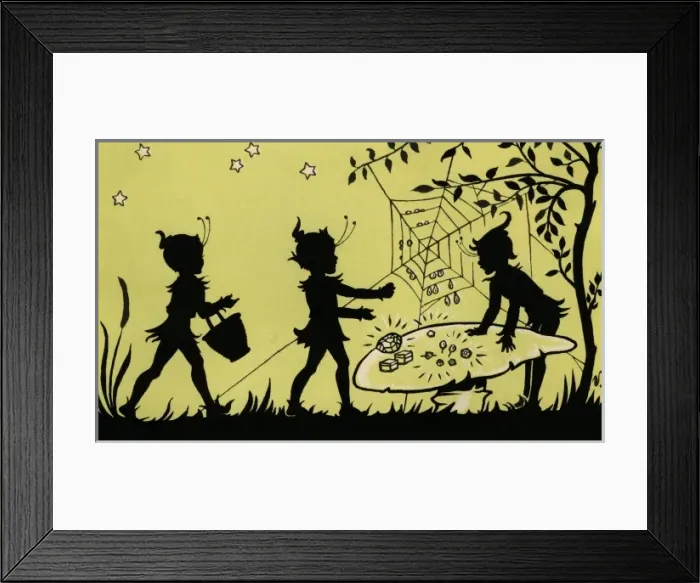 Framed Print : Pixies Shopping Framed Print : Pixies Shopping