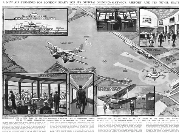 Gatwick airport, 1936