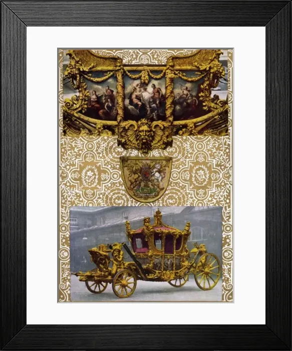 Framed Print : The State Coach of British Sovereigns Framed Print : The State Coach of British Sovereigns