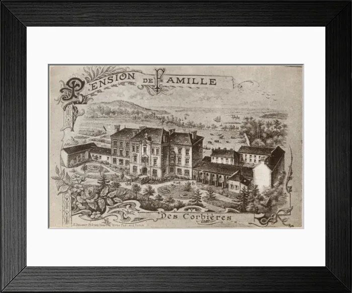 Framed Print : Family Hotel - Corbieres, Switzerland Framed Print : Family Hotel - Corbieres, Switzerland