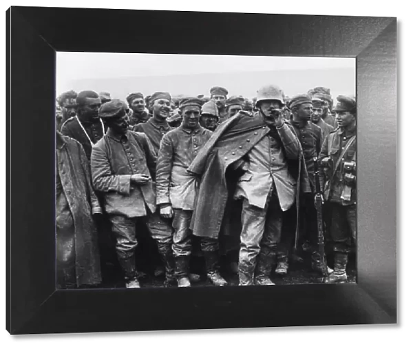 German prisoners at St Eloi, Flanders, WW1