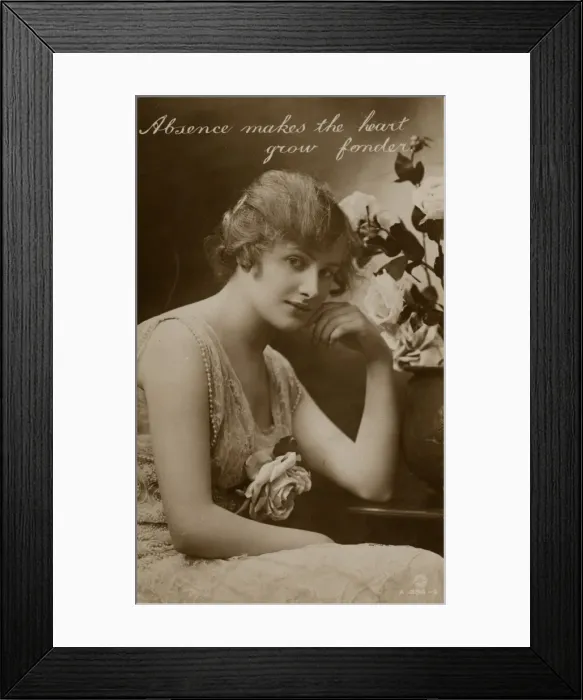 Framed Print : Young woman, Miss Peggy Kurton Framed Print : Young woman, Miss Peggy Kurton