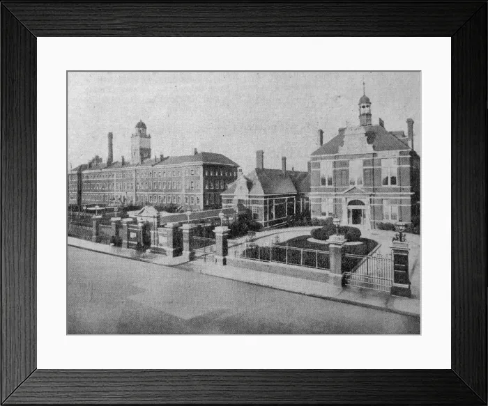 Framed Print : Workhouse and Guardians Offices, Fulham Palace Road, London Framed Print : Workhouse and Guardians Offices, Fulham Palace Road, London