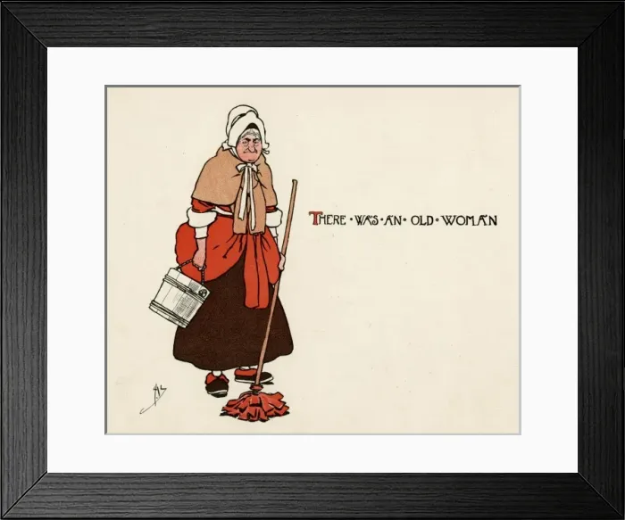 Framed Print : There was an old woman Framed Print : There was an old woman
