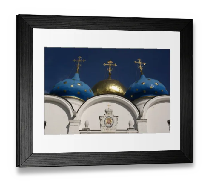 Framed Print : Cupolas of the Ascension Cathedral Framed Print : Cupolas of the Ascension Cathedral