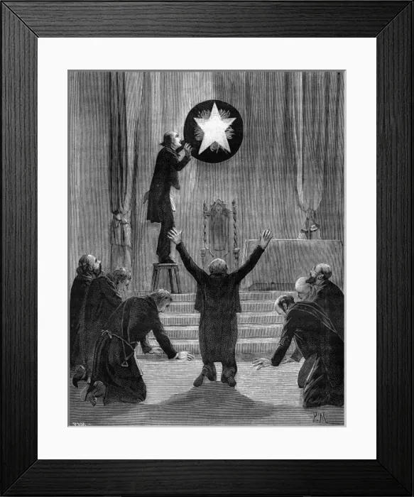 Framed Print : Consecration of a Masonnic Temple Framed Print : Consecration of a Masonnic Temple