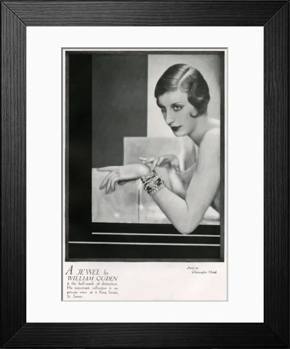 Framed Print : William Ogden jewellery advertisement Framed Print : William Ogden jewellery advertisement