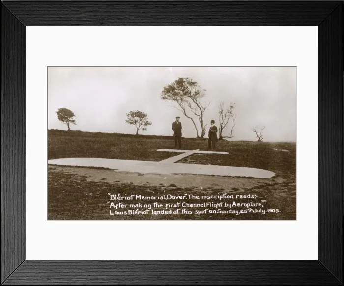 Framed Print : Bleriot Memorial - Dover Framed Print : Bleriot Memorial - Dover