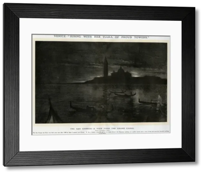 Framed Print : The San Giorgio dei Greci, Venice, Italy Framed Print : The San Giorgio dei Greci, Venice, Italy