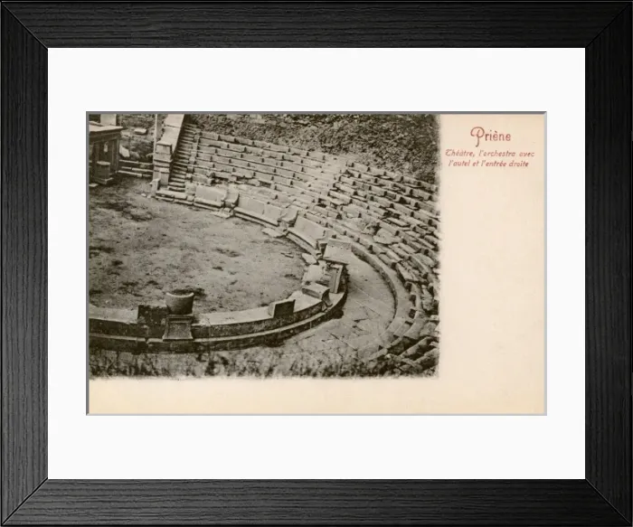 Framed Print : Priene, Turkey - The Theatre Framed Print : Priene, Turkey - The Theatre