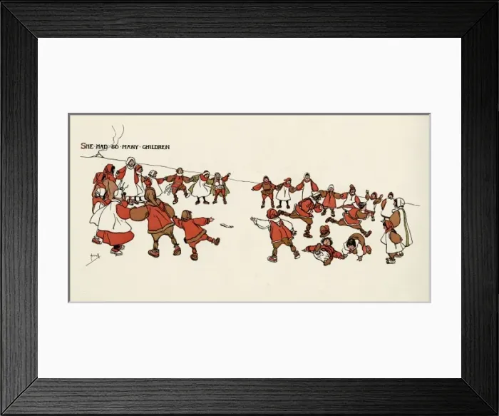 Framed Print : She had so many children Framed Print : She had so many children