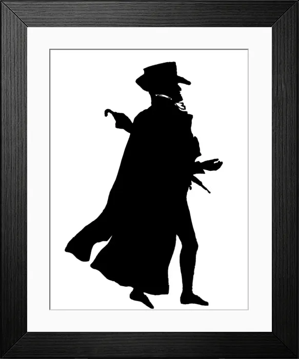 Framed Print : A Cambridge Don by August Edouart Framed Print : A Cambridge Don by August Edouart