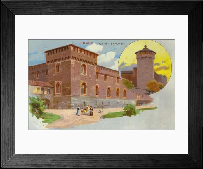 Framed Print : Castello Sforzesco - Milan - Italy Framed Print : Castello Sforzesco - Milan - Italy