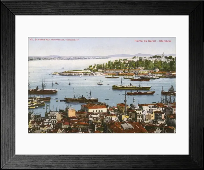 Framed Print : Seraglio Point and Topkapi Palace, Istanbul Framed Print : Seraglio Point and Topkapi Palace, Istanbul