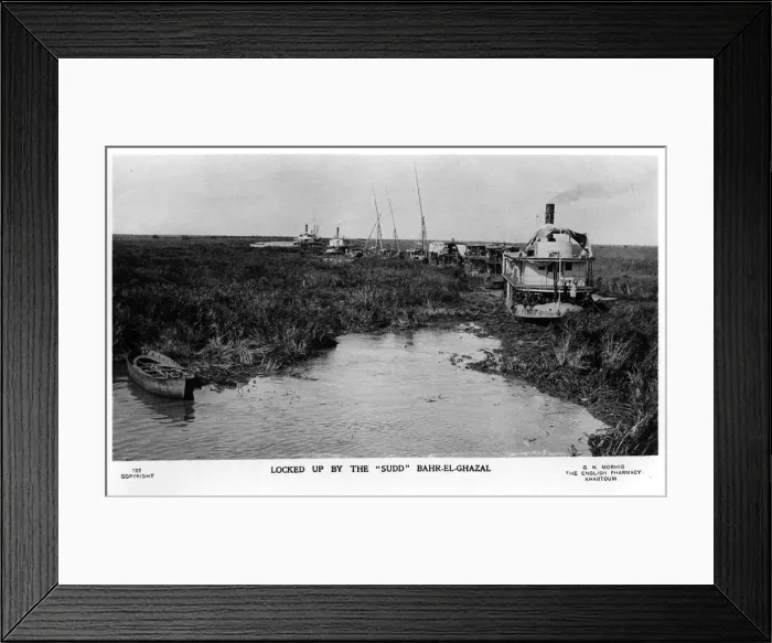 Framed Print : Prison Boats - Bahr-el-Ghazal, Sudan Framed Print : Prison Boats - Bahr-el-Ghazal, Sudan