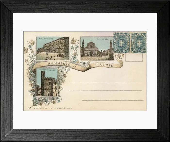 Framed Print : Florence, Italy - Pitti Palace, Sant Maria Novella and Preto Framed Print : Florence, Italy - Pitti Palace, Sant Maria Novella and Preto