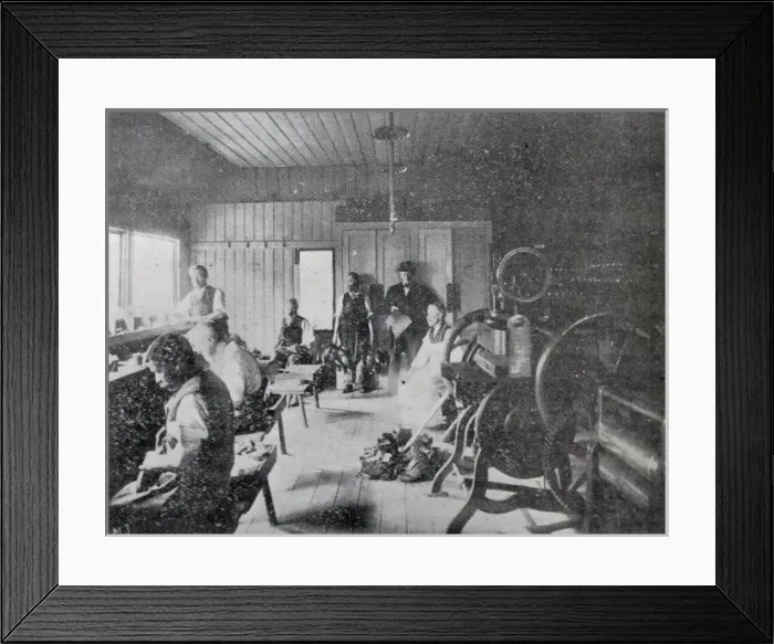 Framed Print : Shoemakers Shop at Holborn Union Workhouse, Mitcham Framed Print : Shoemakers Shop at Holborn Union Workhouse, Mitcham