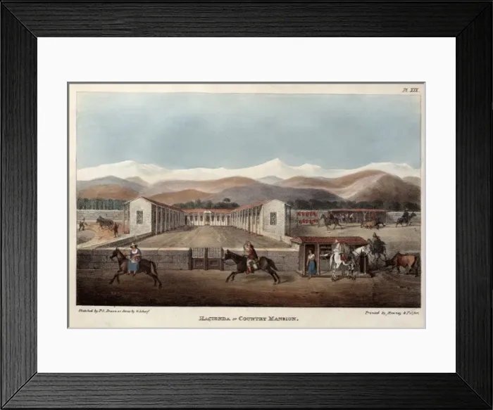 Framed Print : Large building in Chile, South America Framed Print : Large building in Chile, South America