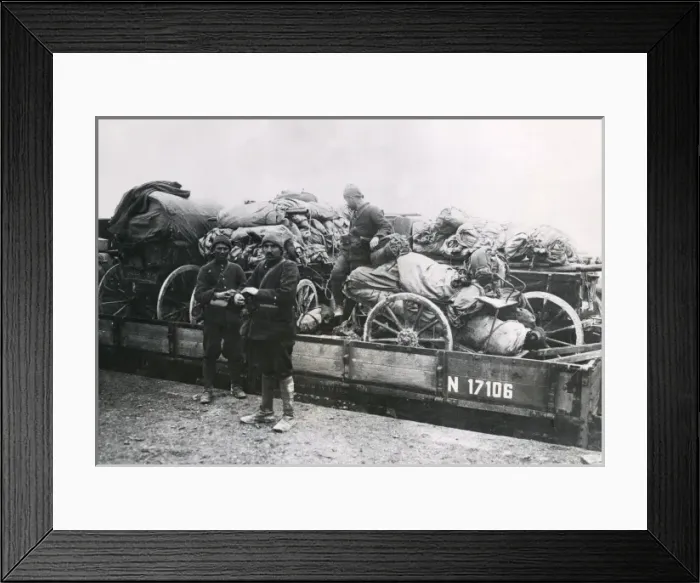 Framed Print : Turkish transport en route to Baghdad, WW1 Framed Print : Turkish transport en route to Baghdad, WW1