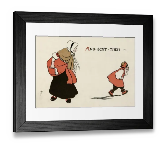 Framed Print : And sent them to bed Framed Print : And sent them to bed