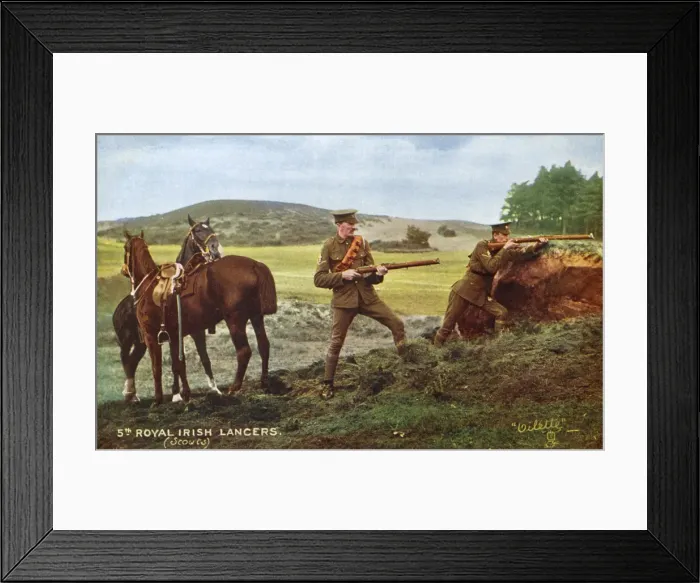 Framed Print : 5th Royal Irish Lancers - Scouts Framed Print : 5th Royal Irish Lancers - Scouts