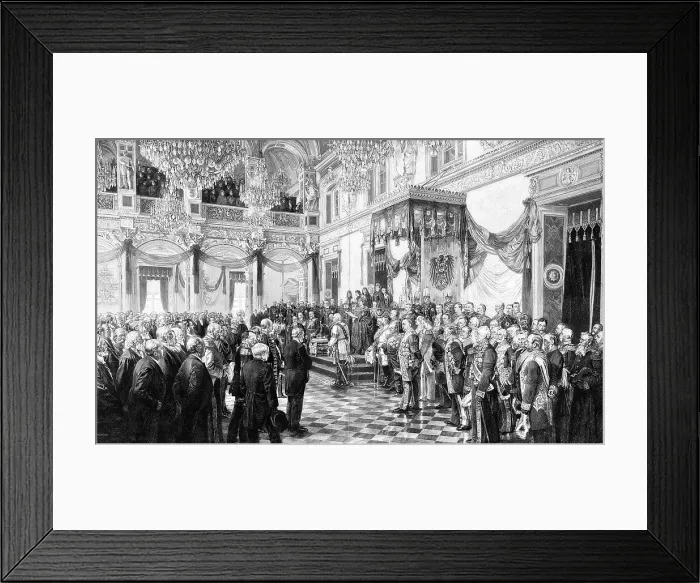 Framed Print : Wilhelm Opens Reichstag