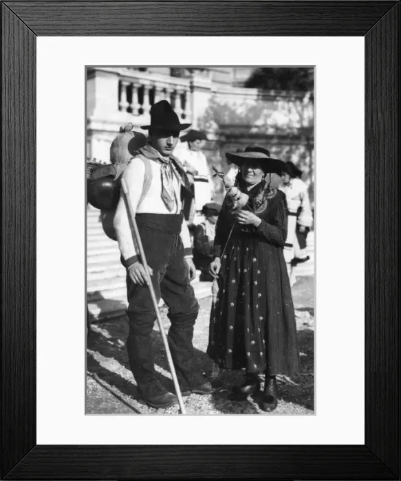Framed Print : Italian Costumes Framed Print : Italian Costumes