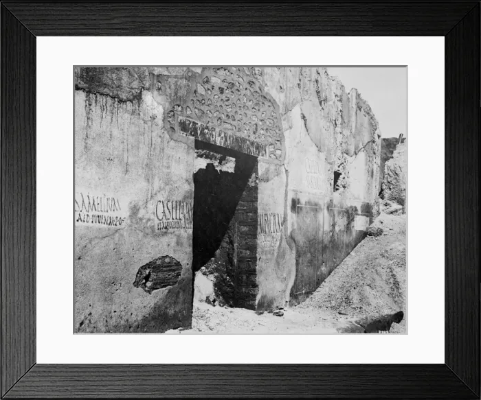Framed Print : Pompeii Election Poster Framed Print : Pompeii Election Poster