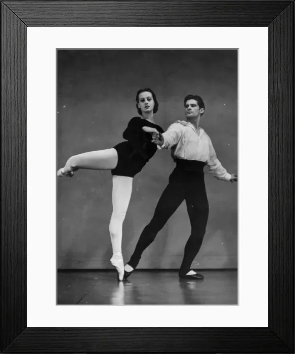 Framed Print : Ballet Couple Framed Print : Ballet Couple