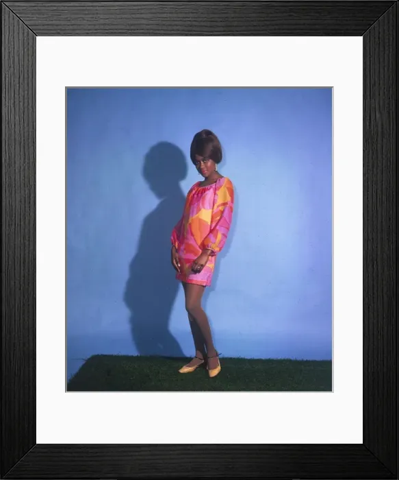Framed Print : Psychadelic Mini Dress Framed Print : Psychadelic Mini Dress