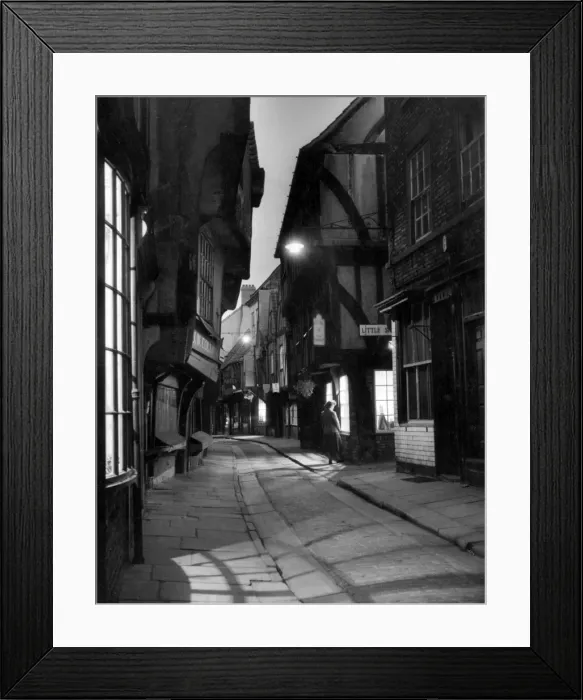Framed Print : THE SHAMBLES BY NIGHT Framed Print : THE SHAMBLES BY NIGHT