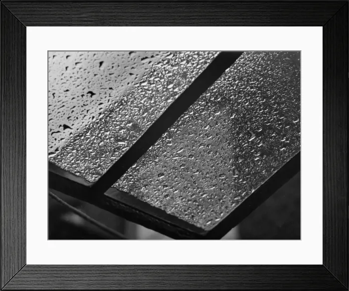 Framed Print : Rain on a Skylight Framed Print : Rain on a Skylight
