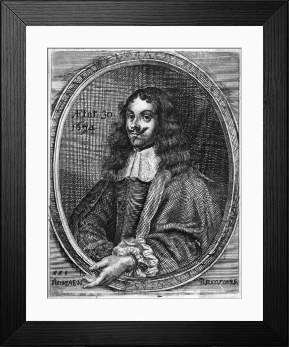 Framed Print : Adriaen Brouwer Framed Print : Adriaen Brouwer